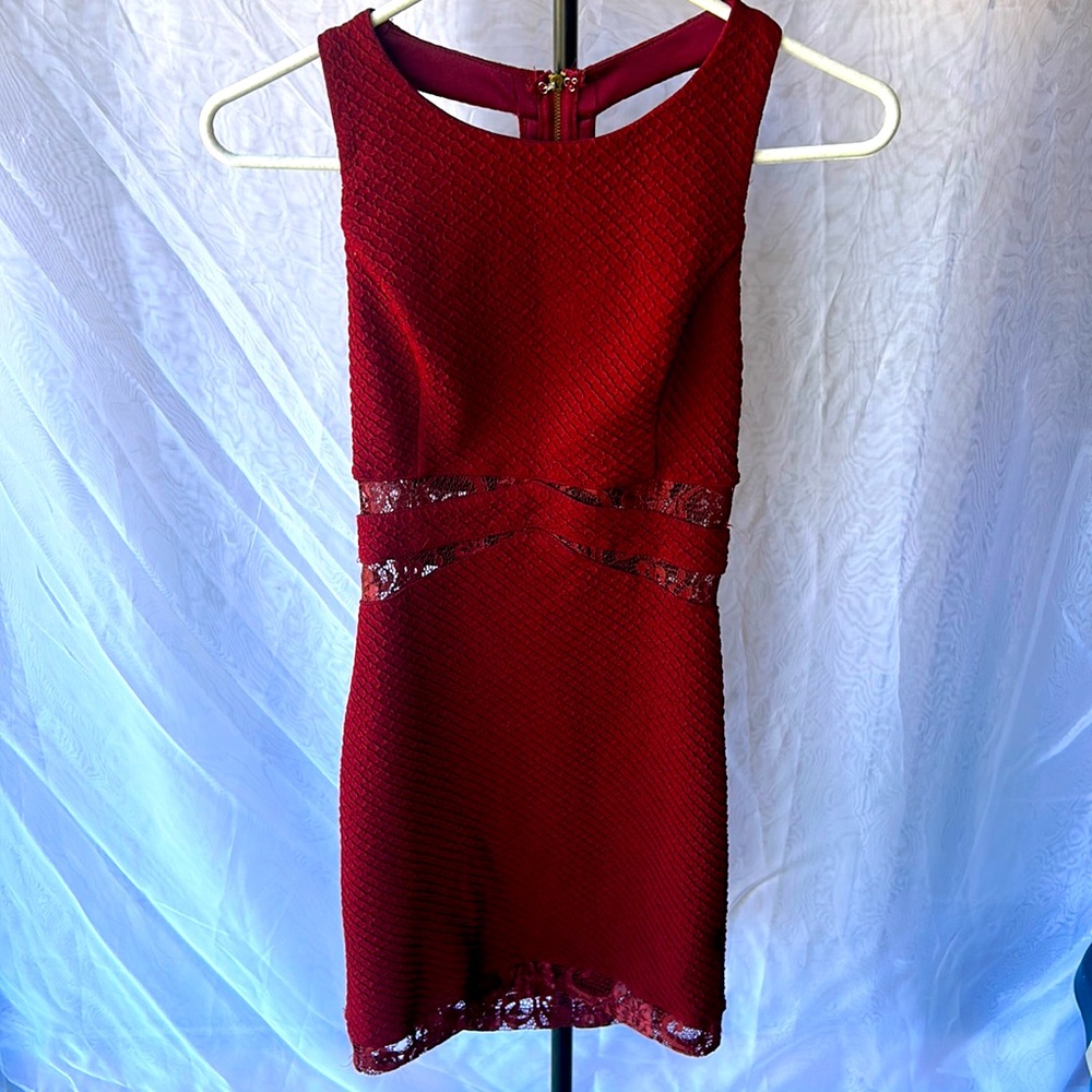 Lush Dress - Bodycon - Maroon